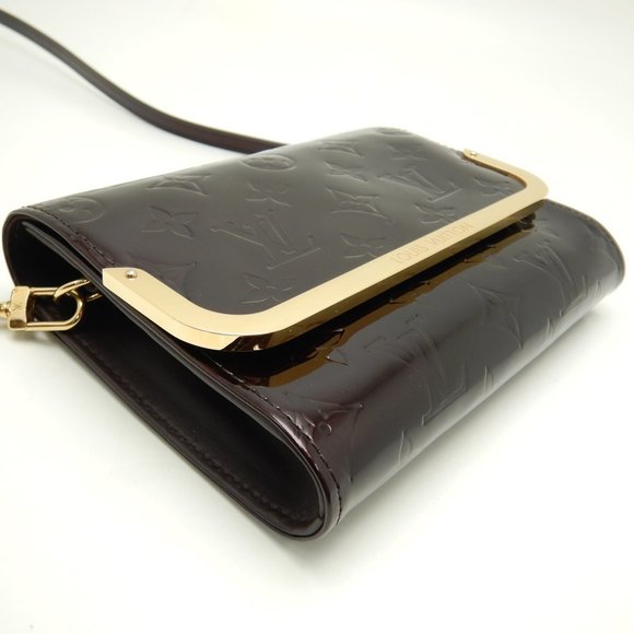 Louis Vuitton Vernis Rossmore PM Amaranto 2WAY Bag Clutch - Picture 4 of 8